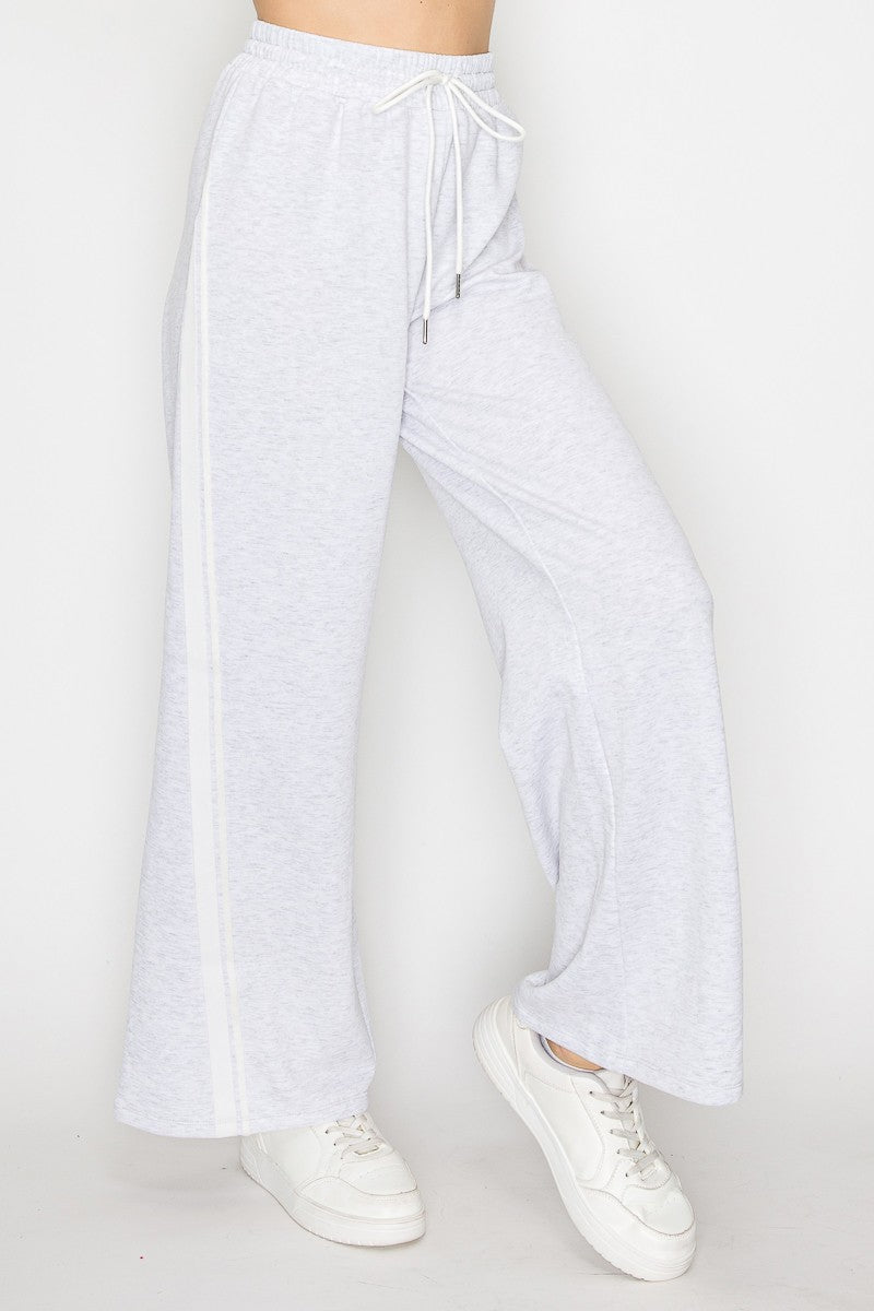 Marie 2pc crop and flair jogging pant set